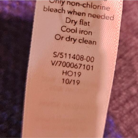 Athleta Wool Cashmere leopard print charcoal gray crewneck sweater. Size… - Picture 7 of 9